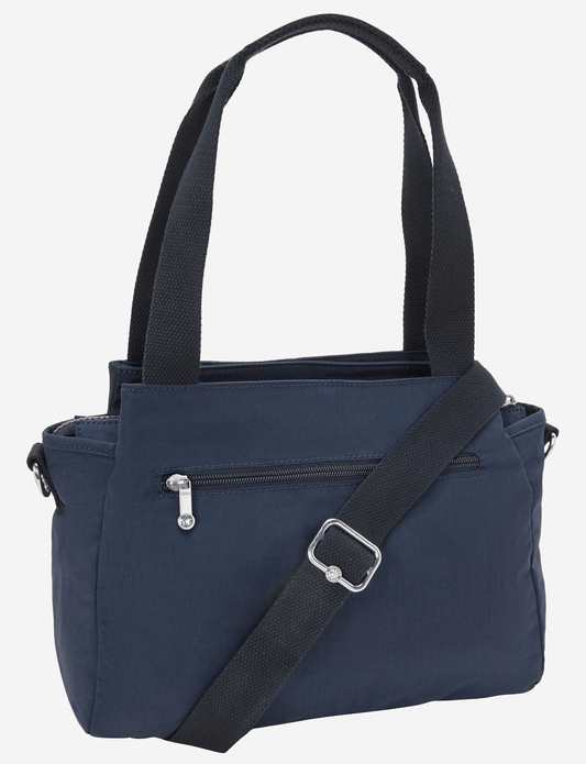 KIPLING Elysia Blue Bleu حقيبة كتف متوسطة 2 (مع حزام كتف قابل للإزالة) 43791-96V