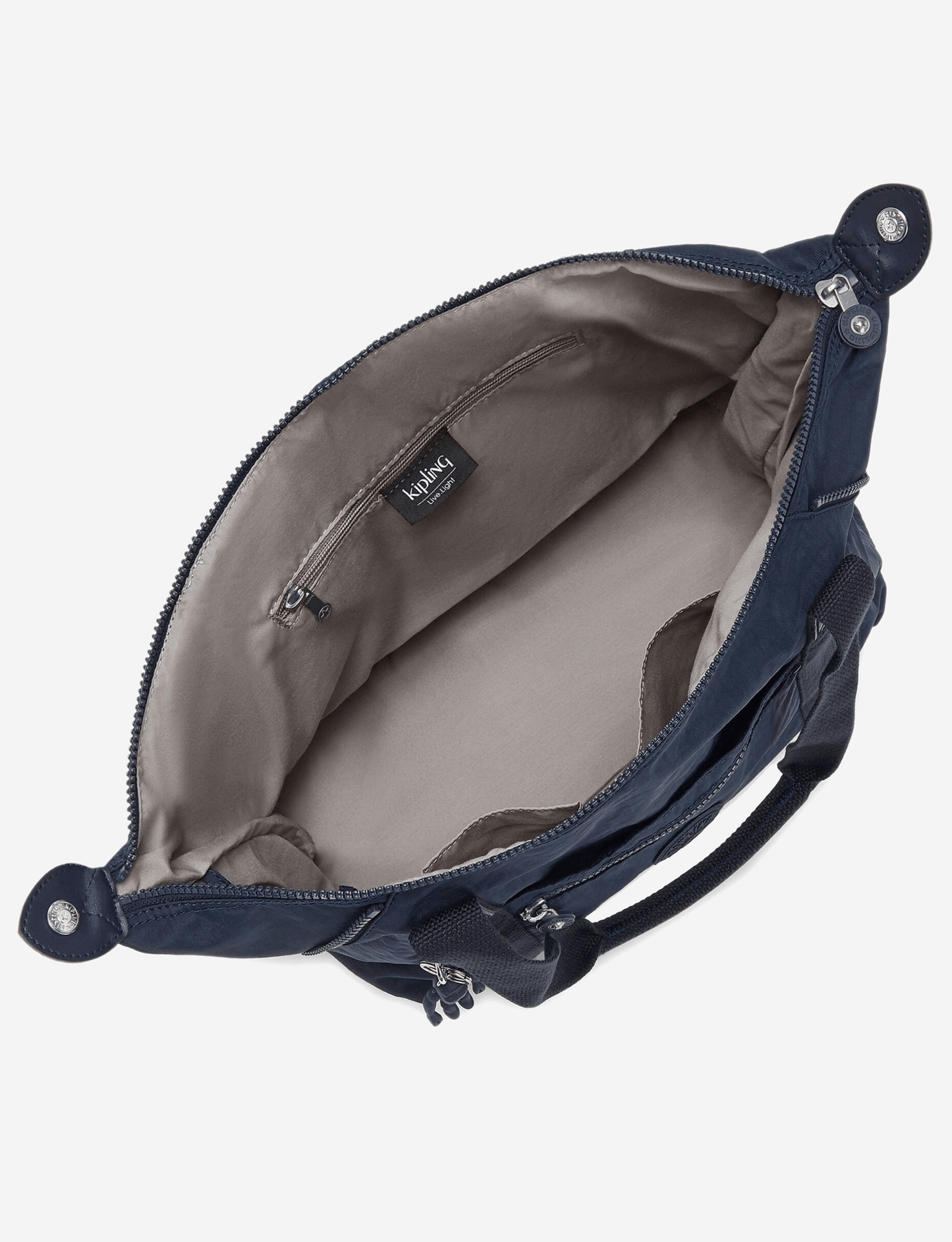 KIPLING Art Blue Bleu حقيبة يد متوسطة الحجم (مع حزام كتف قابل للإزالة) 10619-96V