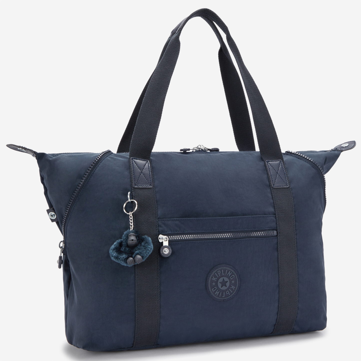 KIPLING Art M Blue Bleu 2 Large tote 13405-96V