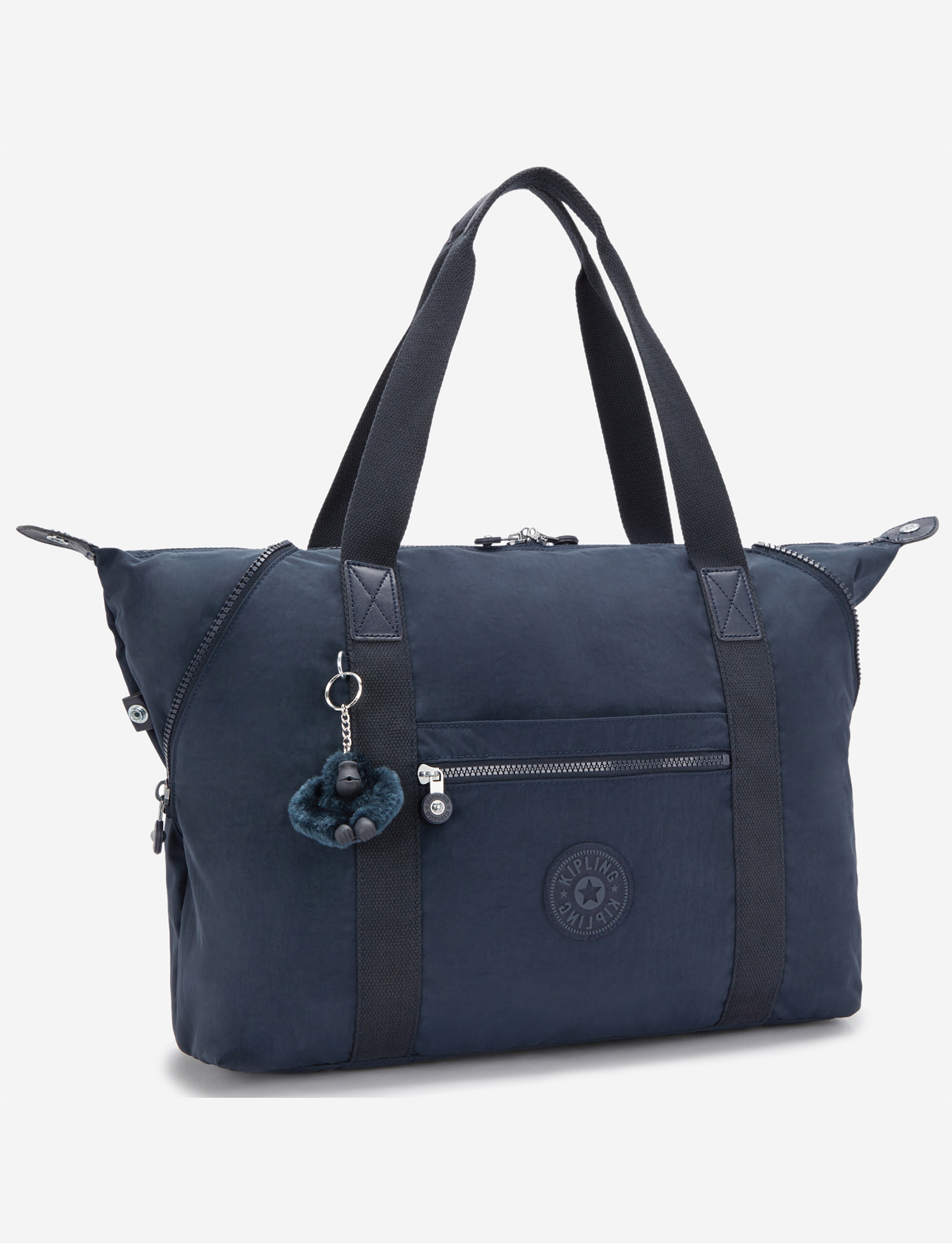 KIPLING Art M Blue Bleu 2 Large tote 13405-96V