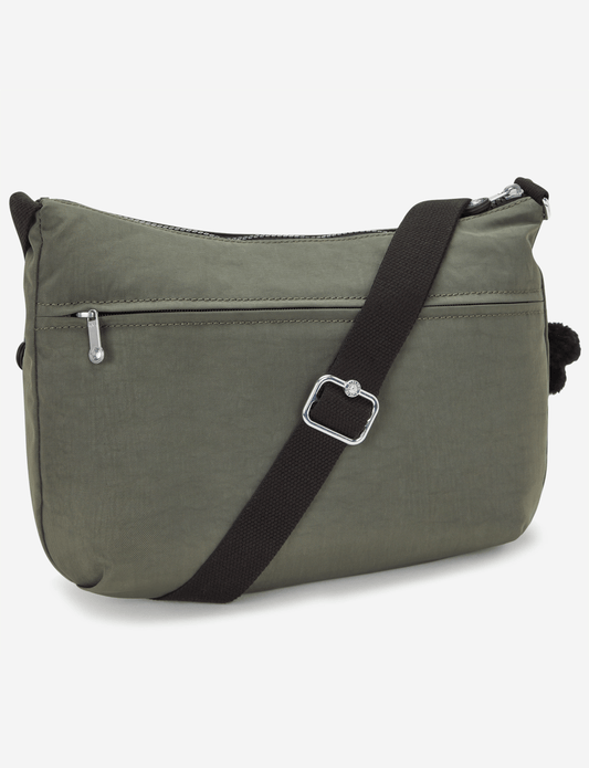 KIPLING Izellah Green Moss حقيبة كروس متوسطة 02144-88D