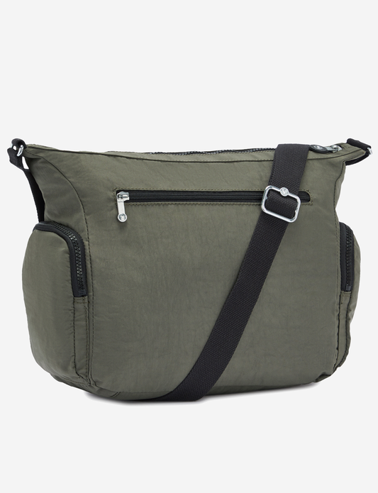 حقيبة كروسبودي كبيرة KIPLING Gabbie Green Moss 15255-88D