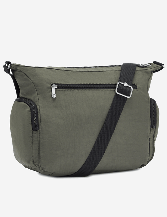 حقيبة كروسبودي كبيرة KIPLING Gabbie Green Moss 15255-88D