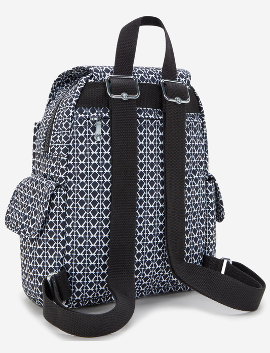 حقيبة ظهر صغيرة KIPLING City Pack Mini Signature Print I4628-DD2