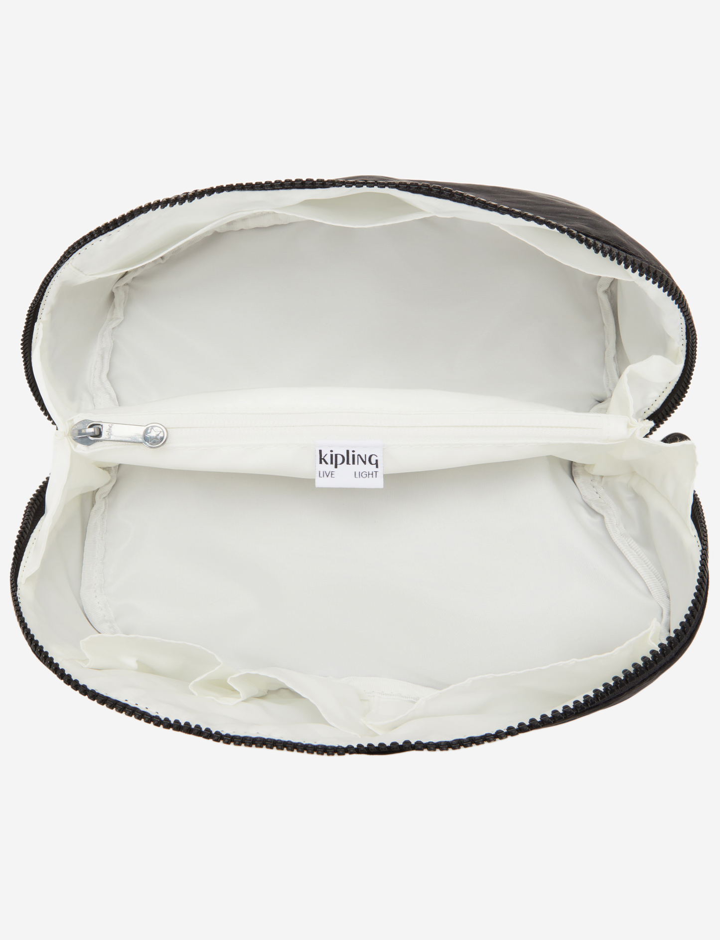 KIPLING ميركو M أسود أسود حقيبة أدوات تجميل كبيرة I3401-P39