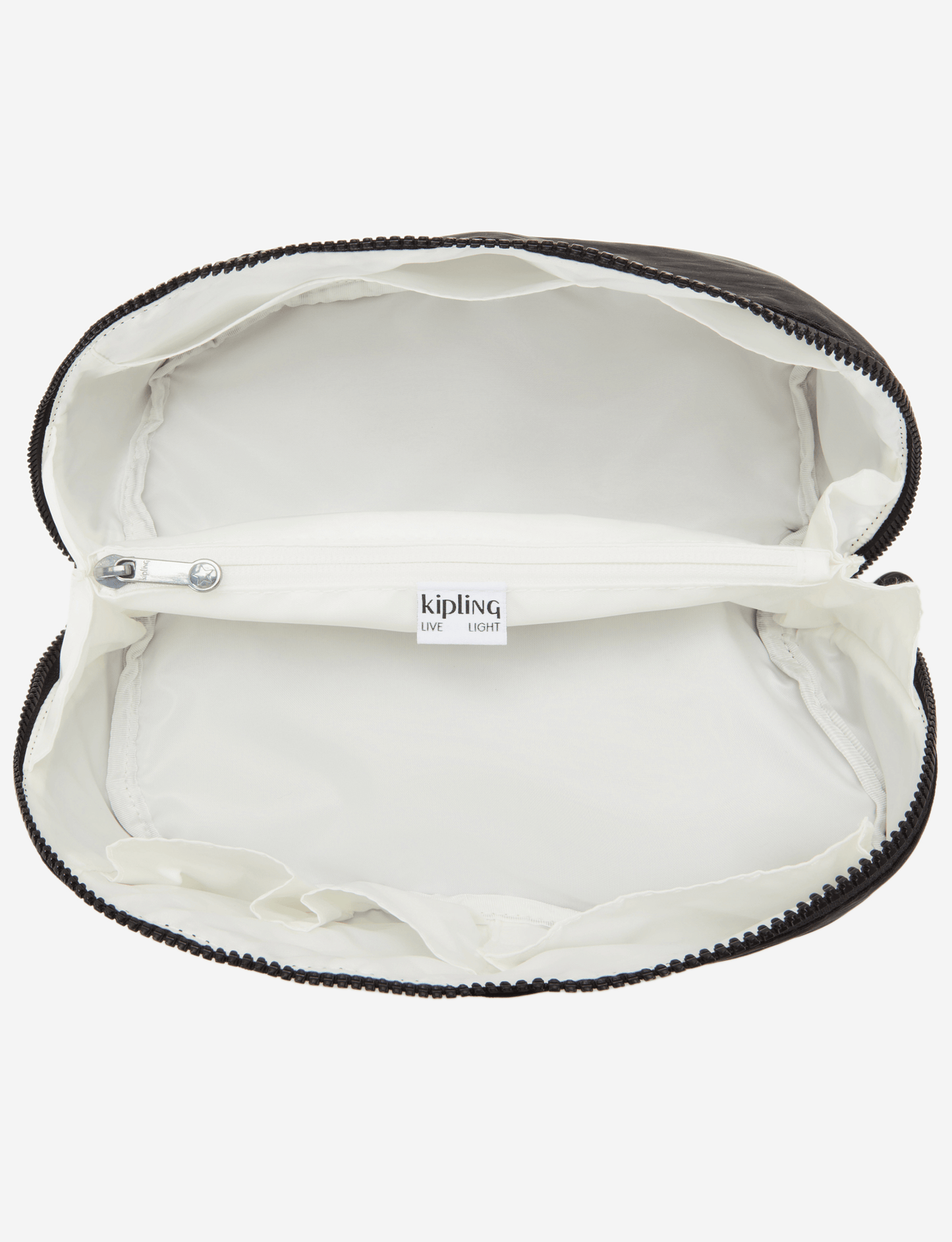 KIPLING ميركو M أسود أسود حقيبة أدوات تجميل كبيرة I3401-P39