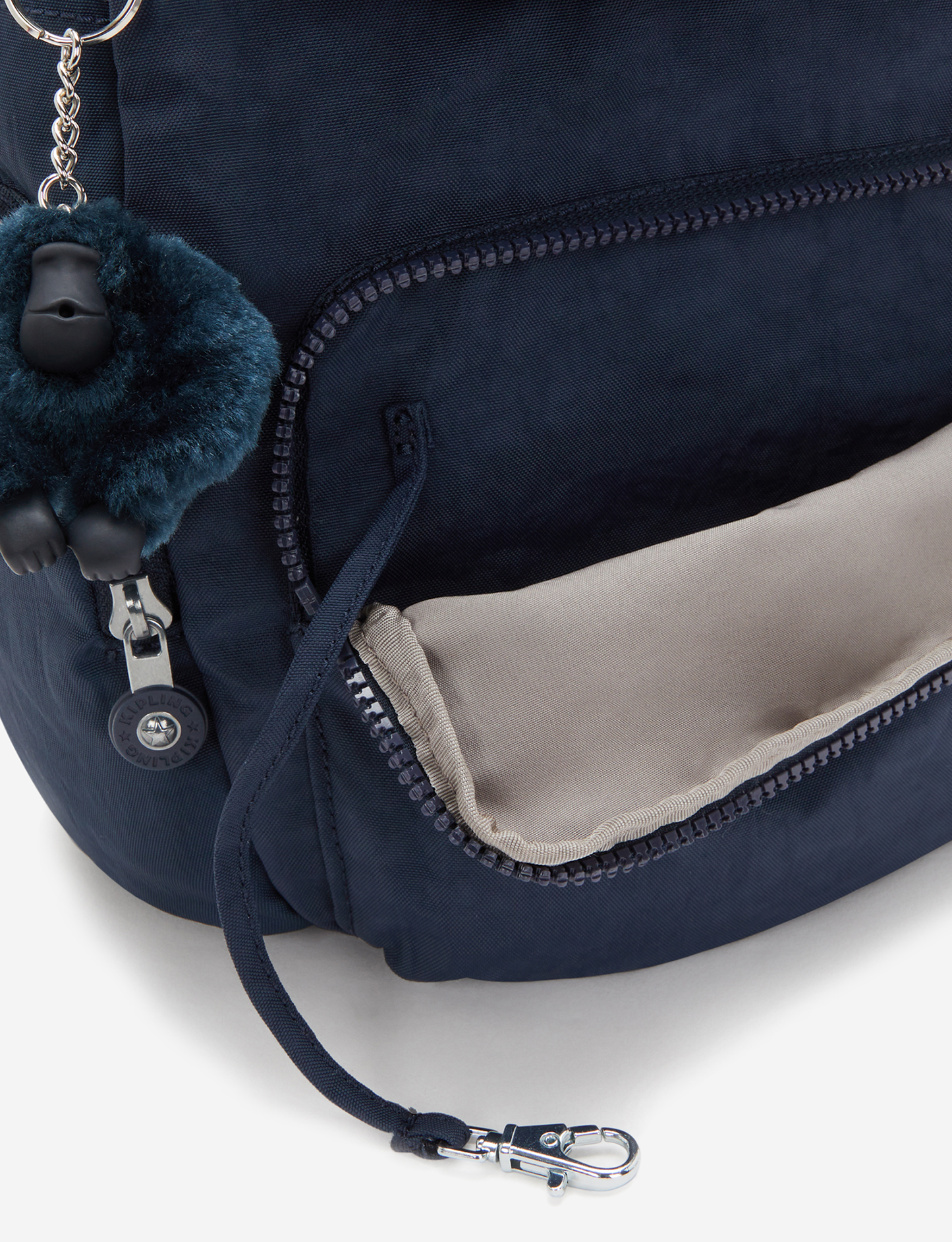 حقيبة ظهر صغيرة KIPLING City Zip S زرقاء I3523-96V