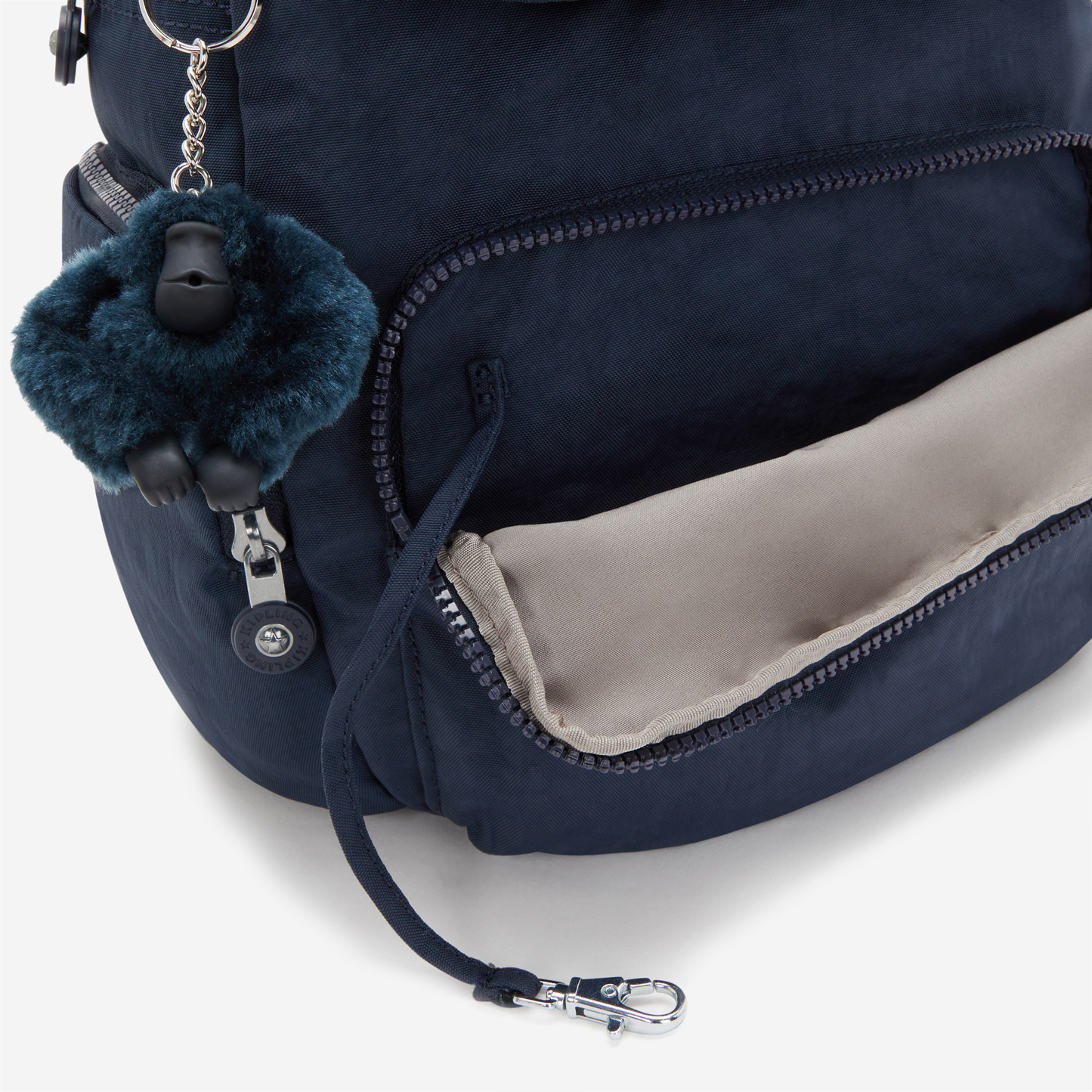 حقيبة ظهر صغيرة KIPLING City Zip S زرقاء I3523-96V