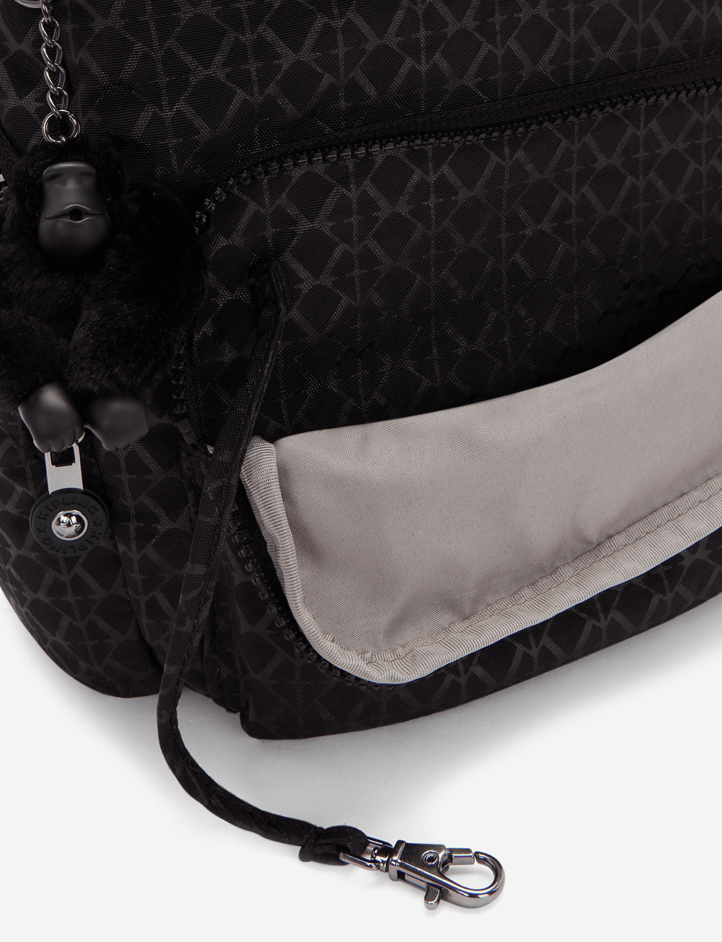 حقيبة ظهر صغيرة KIPLING City Zip S Signature Emb I5634-K59