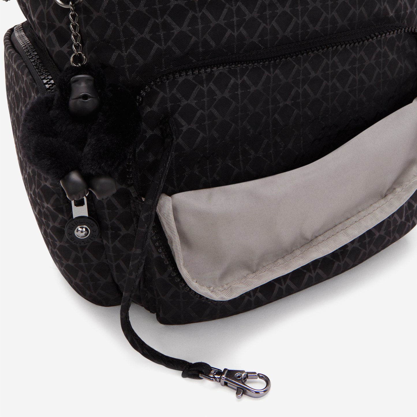 حقيبة ظهر صغيرة KIPLING City Zip S Signature Emb I5634-K59