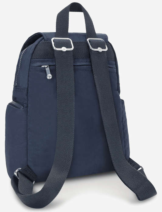 حقيبة ظهر صغيرة KIPLING City Zip Mini Blue Bleu 2 بحمّالات قابلة للتعديل I6046-96V