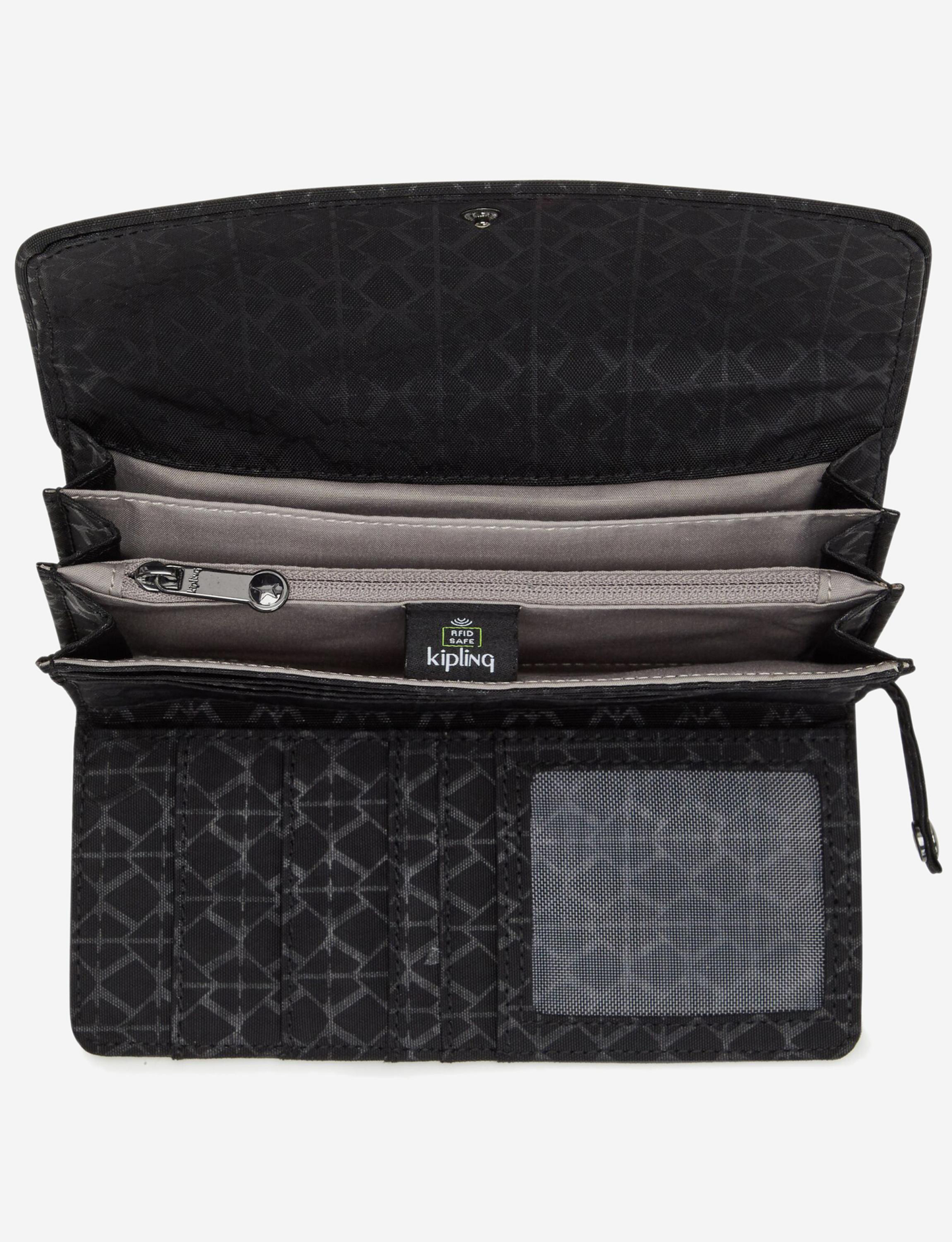 KIPLING محفظة Money Land Signature Emb الكبيرة I7015-K59