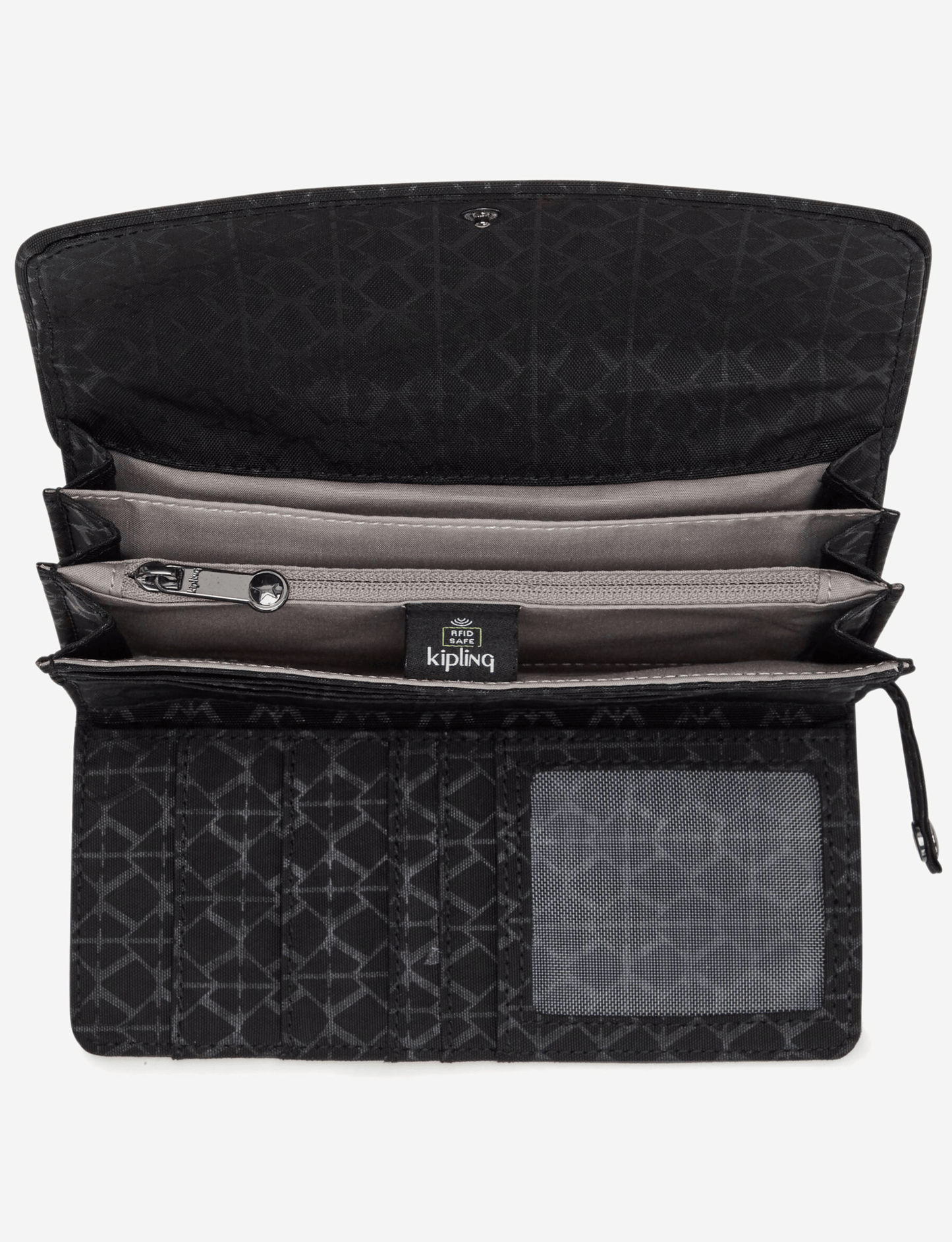 KIPLING محفظة Money Land Signature Emb الكبيرة I7015-K59