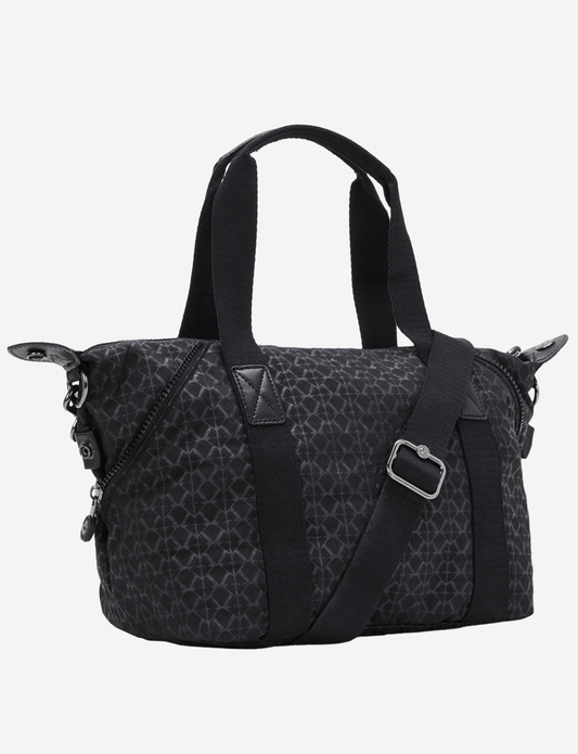 KIPLING Art Mini Signature Emb حقيبة يد صغيرة (مع حزام كتف قابل للإزالة) 15410-K59
