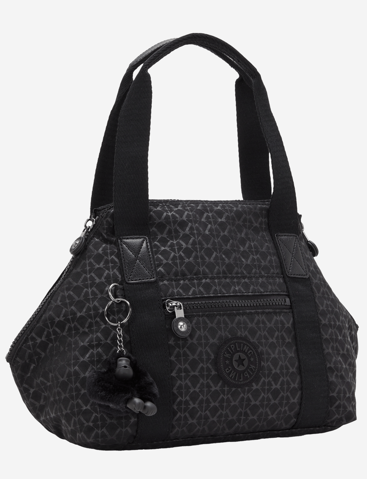 KIPLING Art Mini Signature Emb حقيبة يد صغيرة (مع حزام كتف قابل للإزالة) 15410-K59