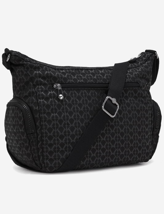 KIPLING Gabbie S Signature Emb حقيبة كروس متوسطة I2532-K59
