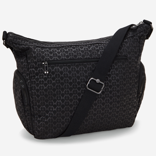 KIPLING Gabbie Signature Emb Large crossbody 22621-K59