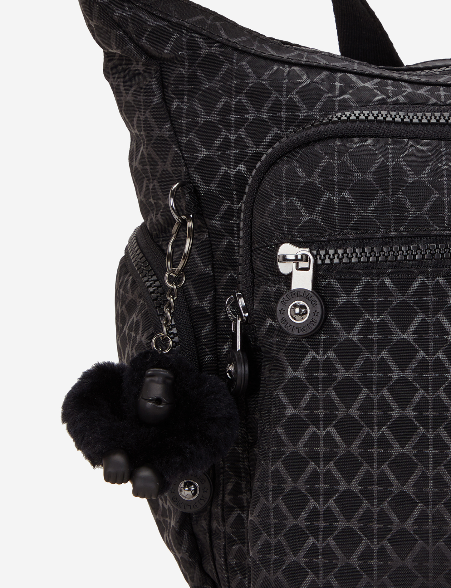 حقيبة كروسبودي كبيرة KIPLING Gabbie Signature Emb 22621-K59