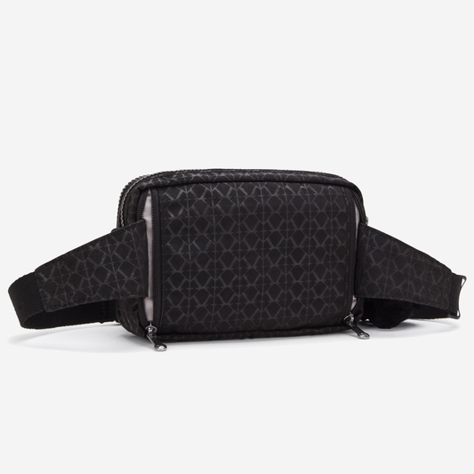 KIPLING Abanu Multi Signature Emb Small حقيبة كروسبودي قابلة للتحويل إلى حقيبة خصر (مع حزام كتف قابل للإزالة) I3492-K59