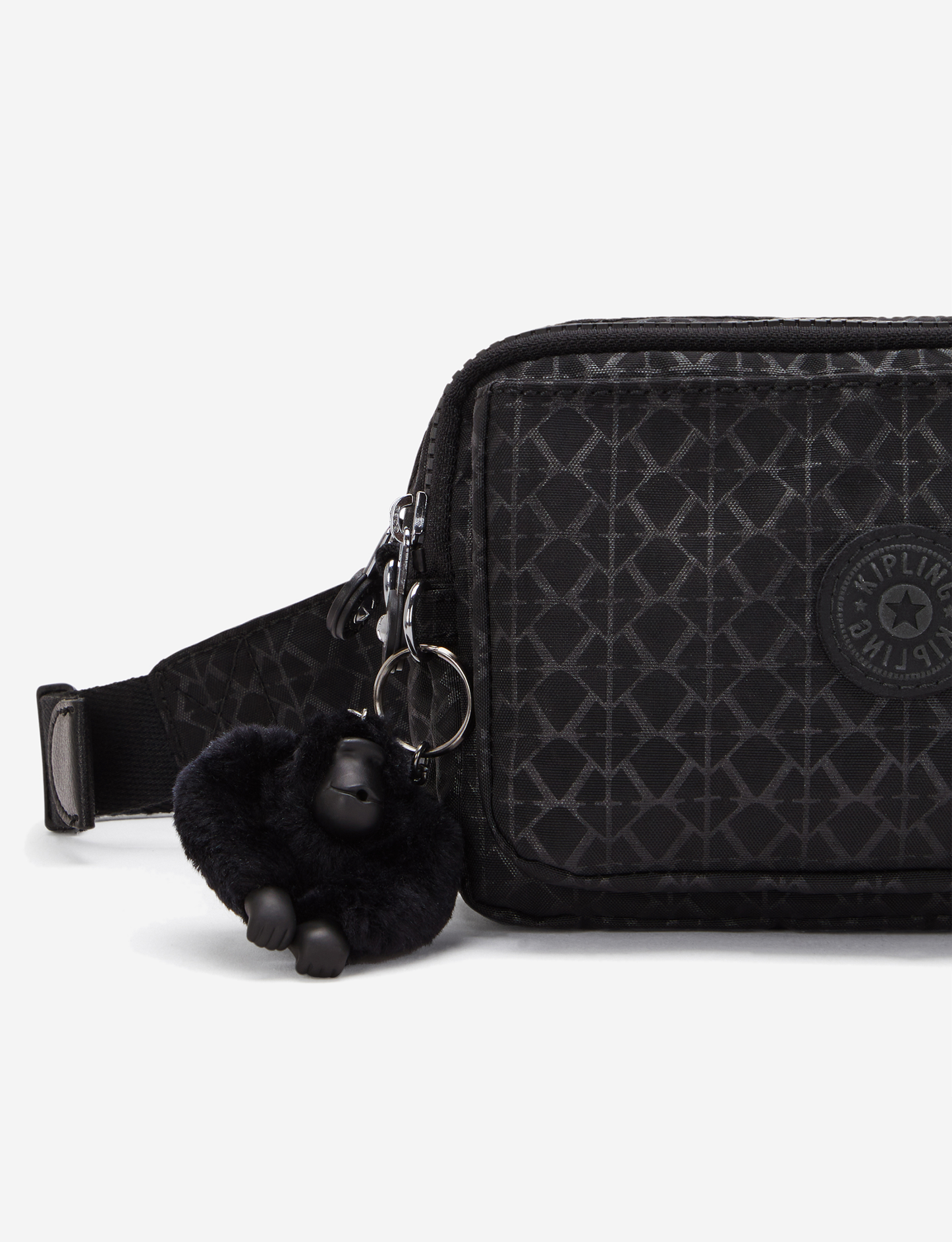KIPLING Abanu Multi Signature Emb Small حقيبة كروسبودي قابلة للتحويل إلى حقيبة خصر (مع حزام كتف قابل للإزالة) I3492-K59