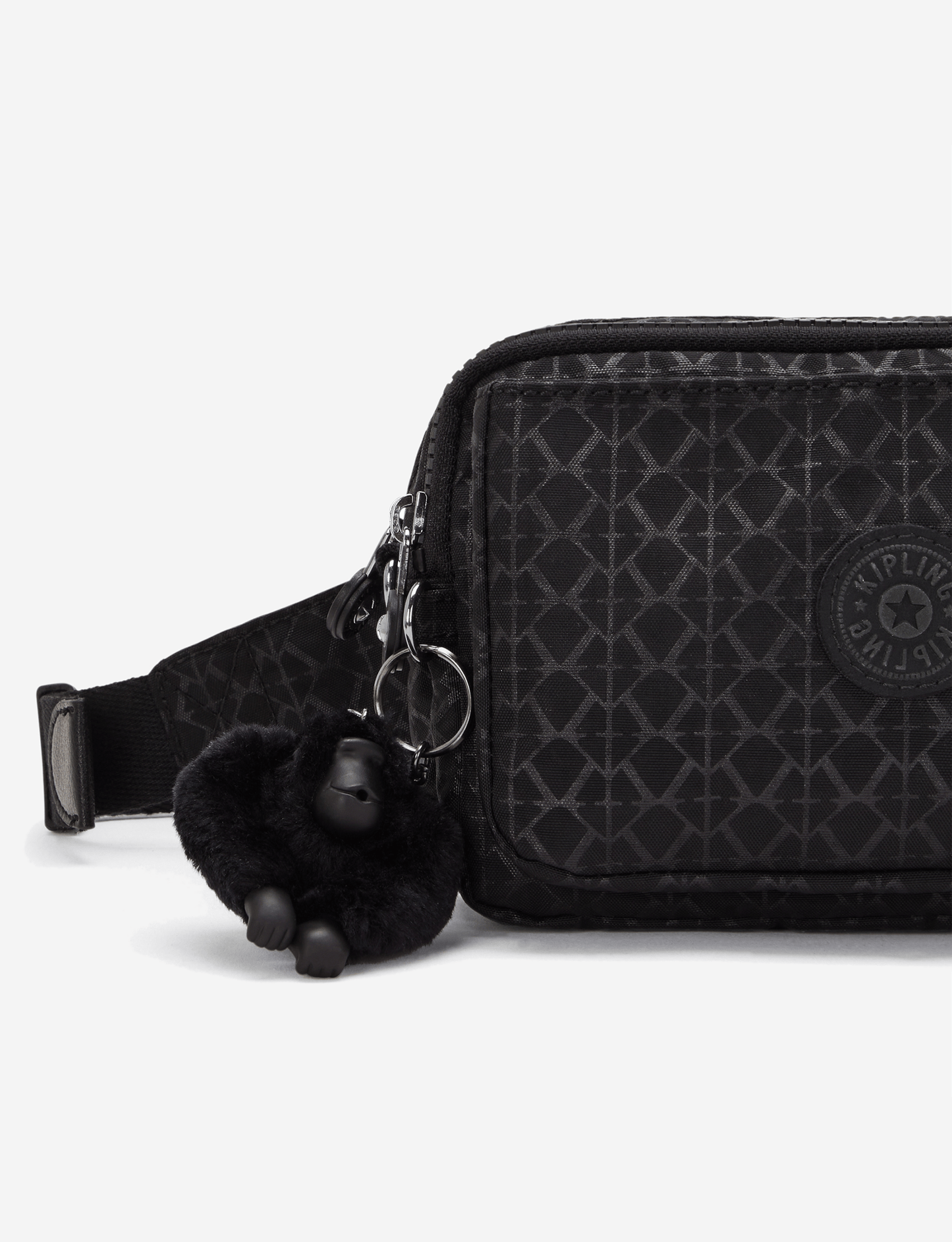 KIPLING Abanu Multi Signature Emb Small حقيبة كروسبودي قابلة للتحويل إلى حقيبة خصر (مع حزام كتف قابل للإزالة) I3492-K59