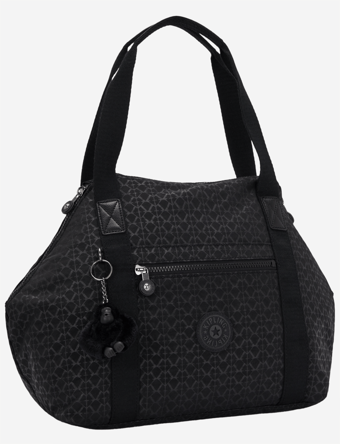 حقيبة توت متوسطة KIPLING Art Signature Emb (مع حزام كتف قابل للإزالة) 21091-K59