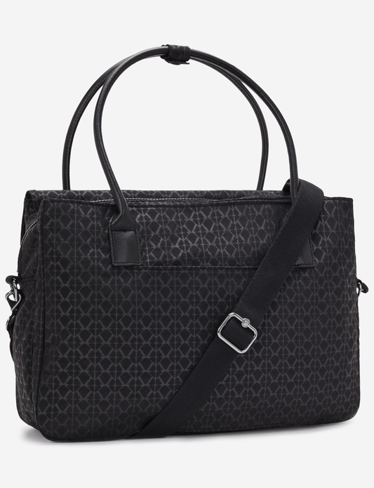 حقيبة عمل KIPLING Superworker S Signature Emb صغيرة (مع حزام كتف قابل للإزالة) I4555-K59