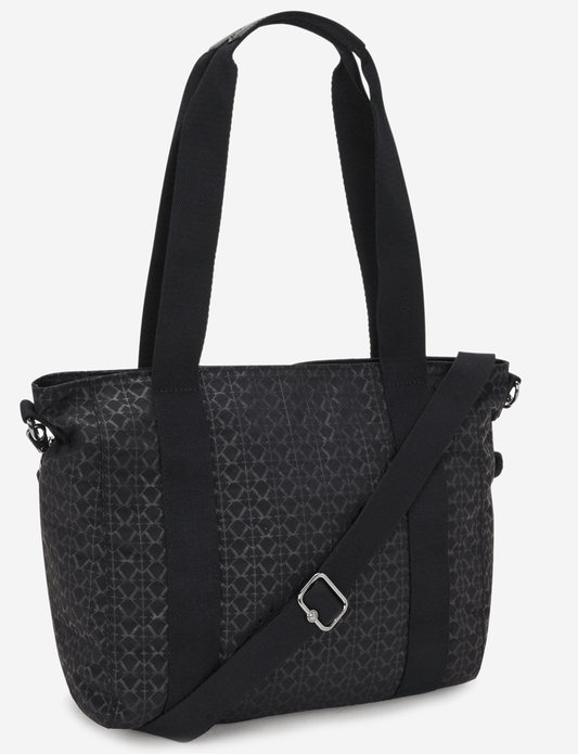 KIPLING حقيبة يد صغيرة Asseni S Signature Emb (مع حزام كتف قابل للإزالة) I6232-K59