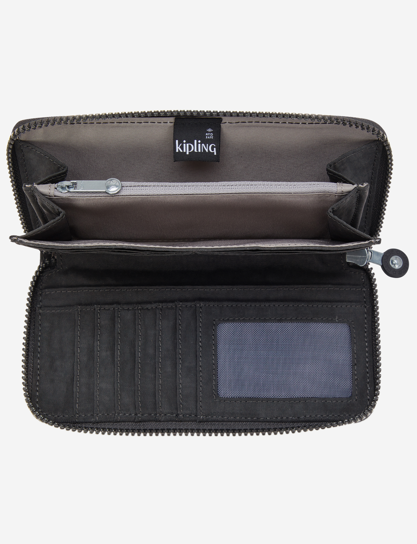 KIPLING محفظة Money World الكبيرة باللون الأسود I5411-P39