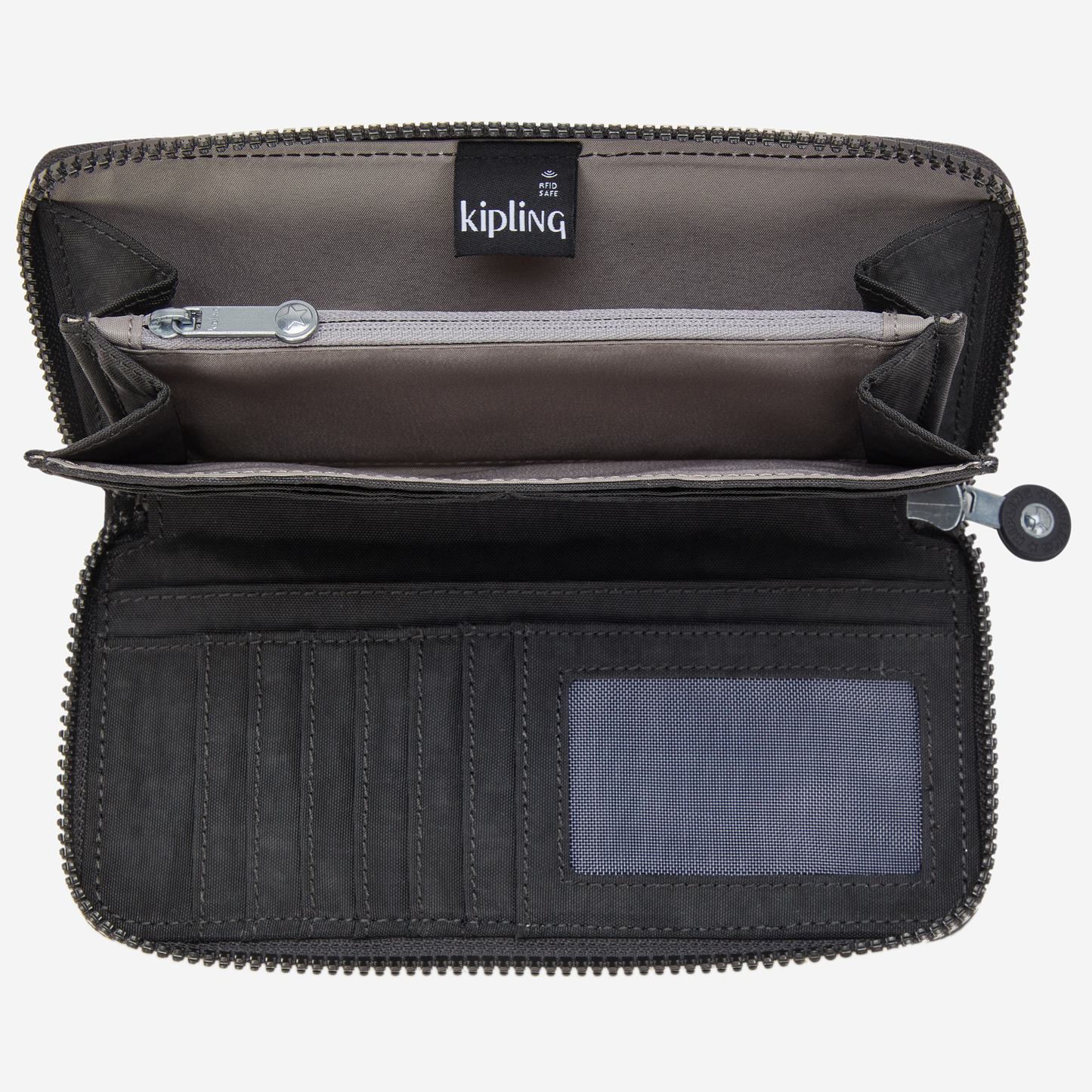 KIPLING محفظة Money World الكبيرة باللون الأسود I5411-P39