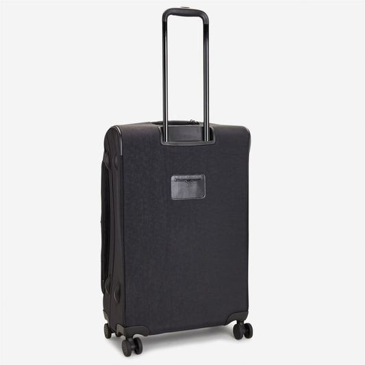 KIPLING حقيبة أمتعة بعجلات قابلة للتوسيع متوسطة الحجم طراز New Youri Spin M باللون الأسود الكلاسيكي I7706-P39