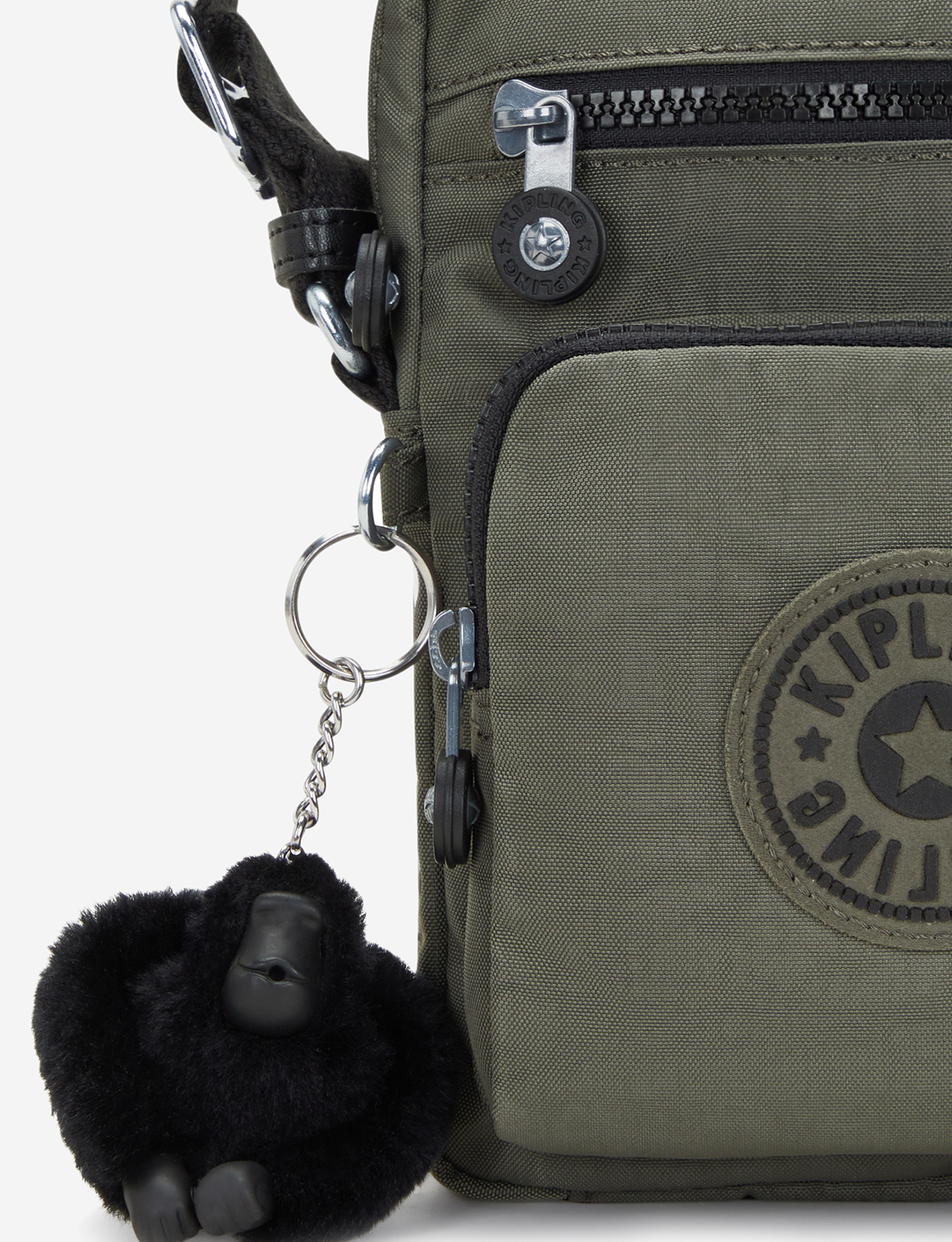 KIPLING حقيبة كروس صغيرة Gunne باللون الأخضر الطحلبي I3244-88D