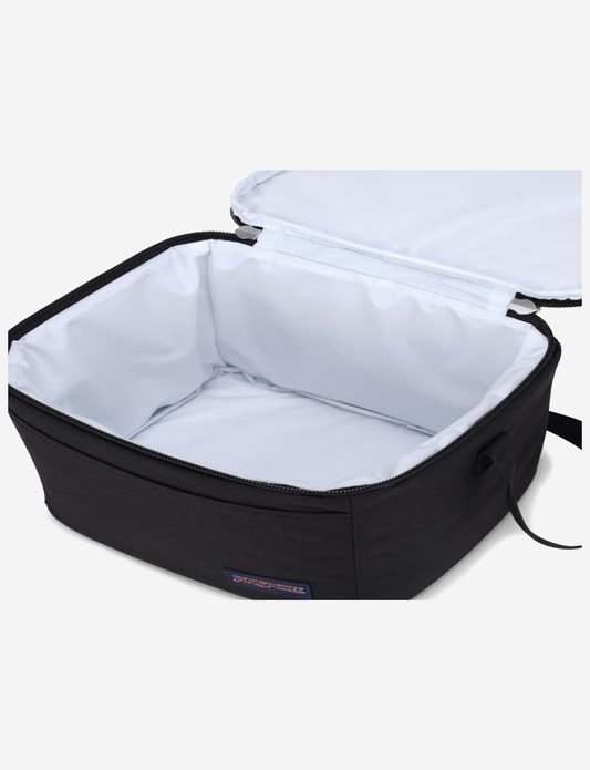 Jansport Super Snack Black Large insulated Lunch Bag