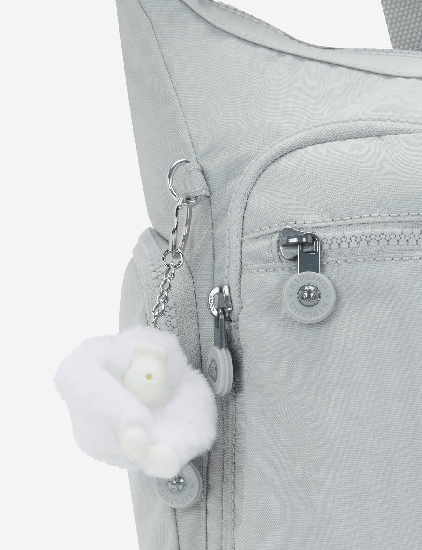 KIPLING Gabbie Easy Grey Large حقيبة كروس بودي 15255-9RW