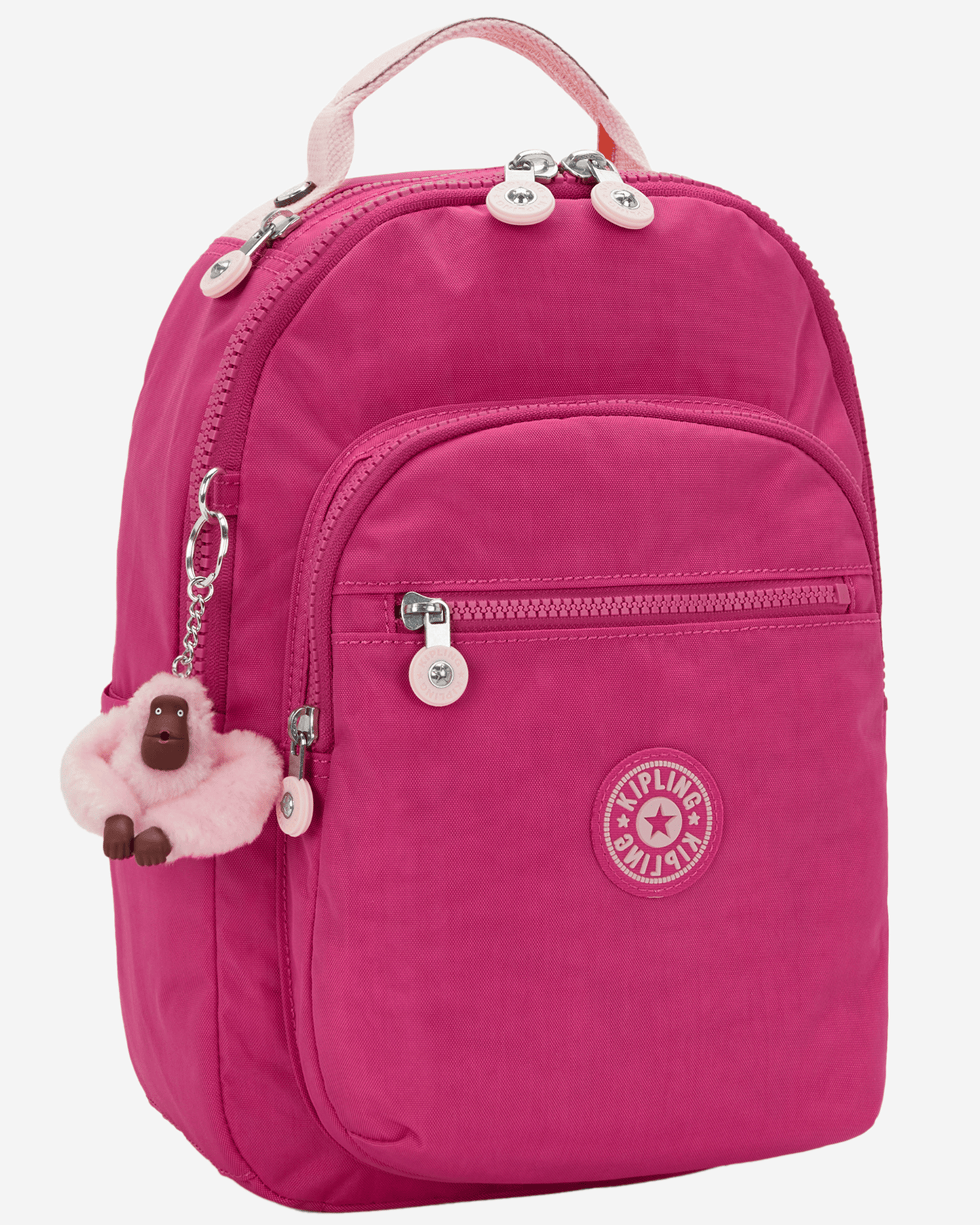 حقيبة ظهر Kipling Seoul S Intense Rose صغيرة (مع جيب للكمبيوتر اللوحي) I4345-2GU
