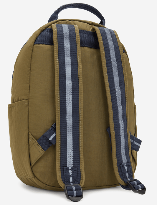 حقيبة ظهر KIPLING Seoul S Treasure Green صغيرة (مع جيب للكمبيوتر اللوحي) I4345-1HW