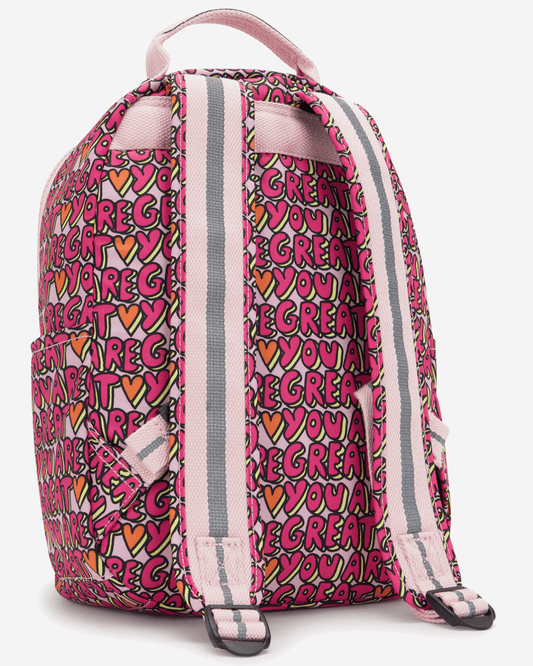 Kipling Seoul S U R Great Prt حقيبة ظهر صغيرة (مع جيب للكمبيوتر اللوحي) I5357-6KZ