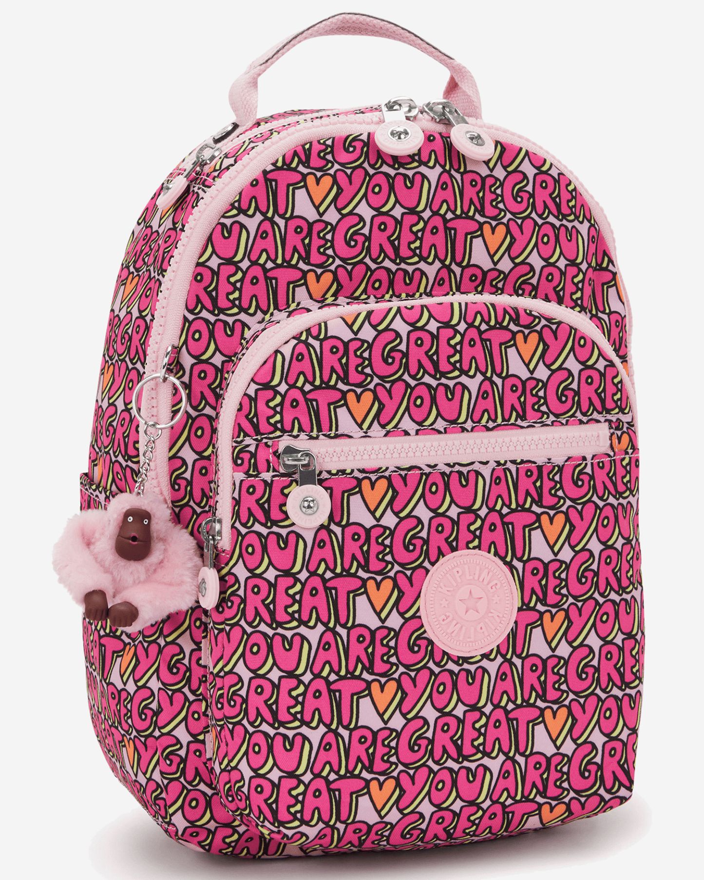 Kipling Seoul S U R Great Prt حقيبة ظهر صغيرة (مع جيب للكمبيوتر اللوحي) I5357-6KZ