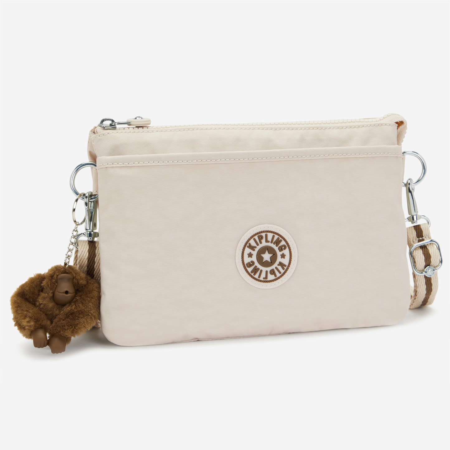 KIPLING Riri Soft Sand حقيبة كروس صغيرة (مع حزام كتف قابل للإزالة) I7590-9LO