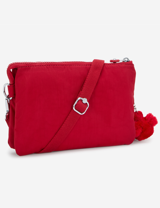 حقيبة كروس صغيرة KIPLING Riri باللون الأحمر الياقوتي (مع حزام كتف قابل للإزالة) I7590-1NW