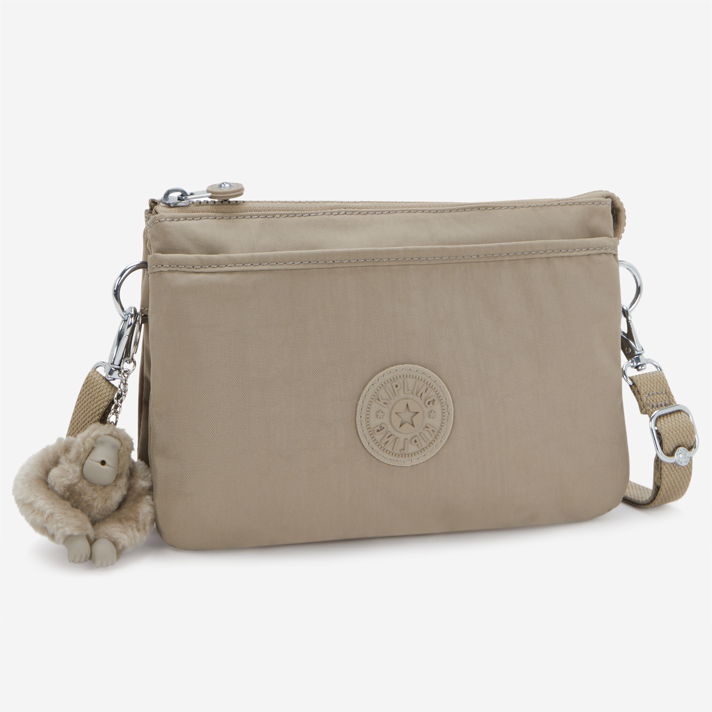 KIPLING Riri Soft Taupe Small crossbody (with removable shoulderstrap) I7590-4PW