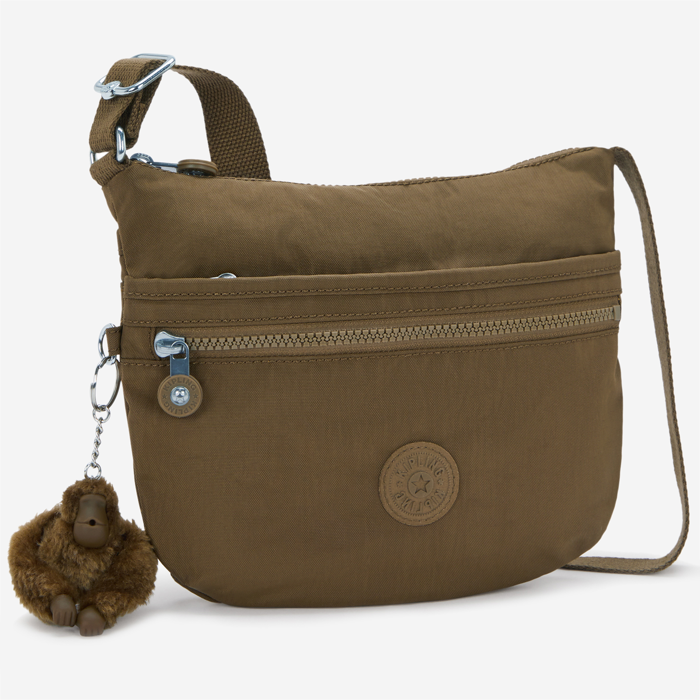 KIPLING Arto S Smooth Khaki حقيبة كروس بودي صغيرة 00070-1NA