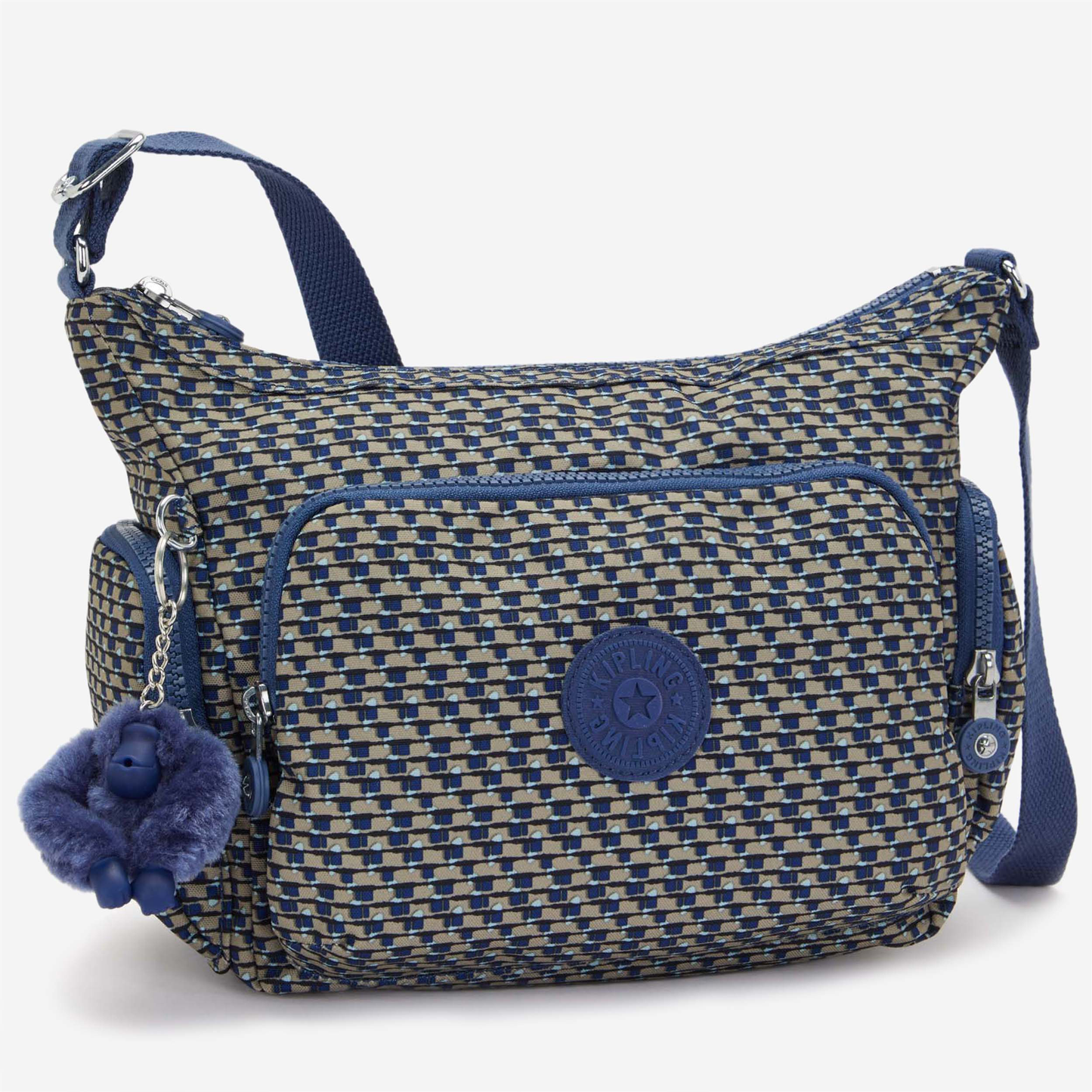 KIPLING Gabb S Blue on Wire Medium crossbody I6607-9PC
