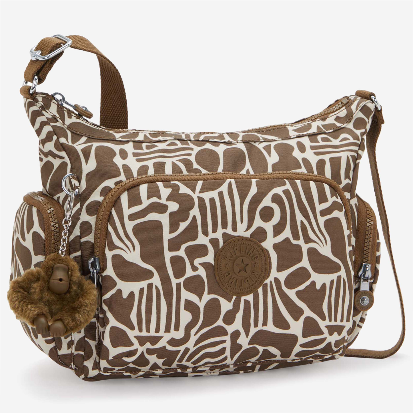 KIPLING Gabb S Cocktail حقيبة كروس متوسطة بلون الكاكي I6607-9GD