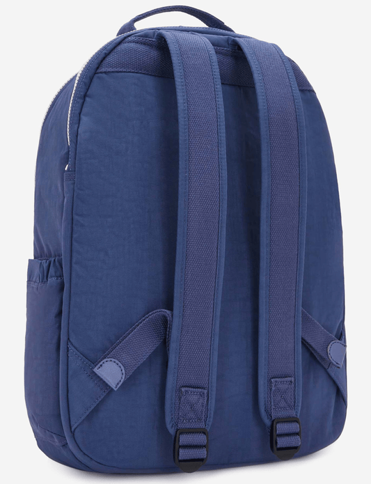 KIPLING Seoul Lap Casual Blue C حقيبة ظهر كبيرة (مع حجرة للكمبيوتر المحمول) I2969-3RA