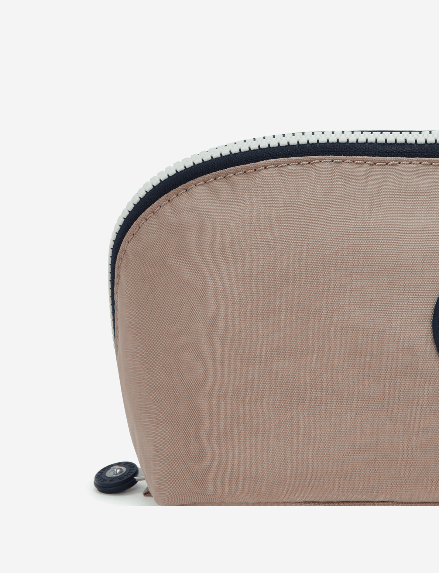 KIPLING ميركو إم شنطة مستحضرات تجميل كبيرة بلون رمادي ترابي ناعم I3401-7ML