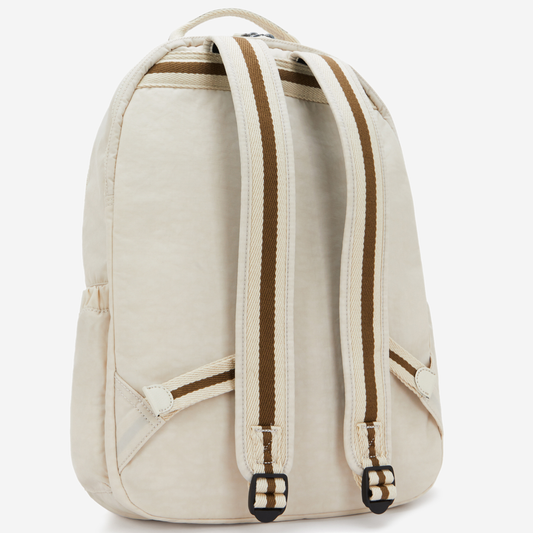 حقيبة ظهر كبيرة KIPLING Seoul Lap Soft Sand (مع جيب للكمبيوتر المحمول) I2969-9LO