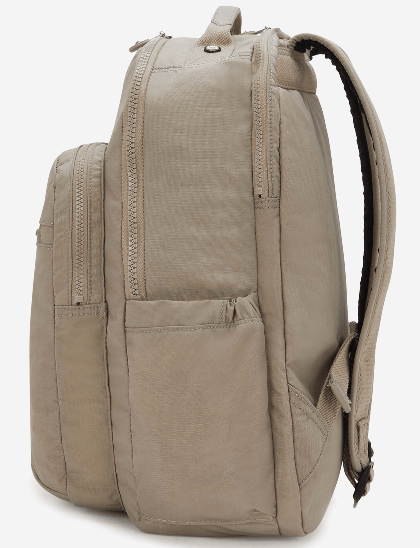 حقيبة ظهر KIPLING Seoul Lap Large باللون الرمادي الفاتح (مع جيب للكمبيوتر المحمول) I2969-4PW