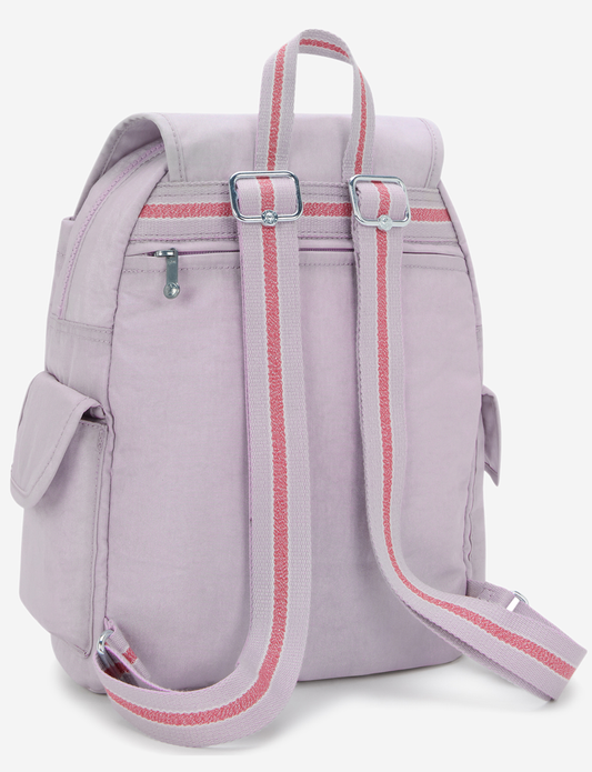 KIPLING City Pack S Lilac Shimmer حقيبة ظهر صغيرة 15641-9GO
