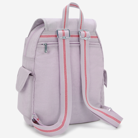 KIPLING City Pack S Lilac Shimmer حقيبة ظهر صغيرة 15641-9GO